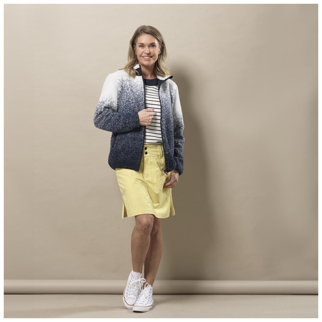 Isa Dip Dye Fleece - SR Navy/Pearl