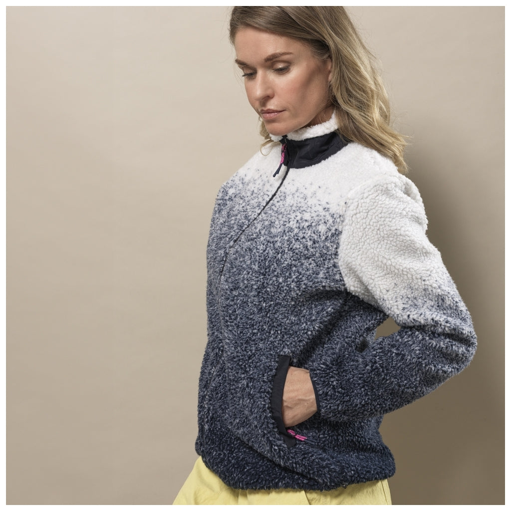 Isa Dip Dye Fleece - SR Navy/Pearl