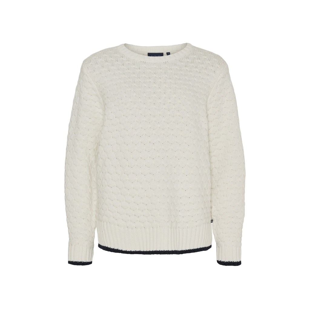 Janey bubble Knit - Pearl