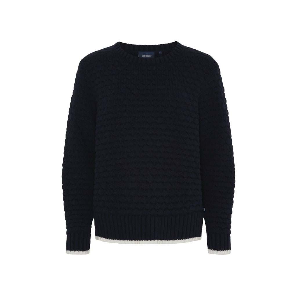 Janey bubble Knit - SR Navy