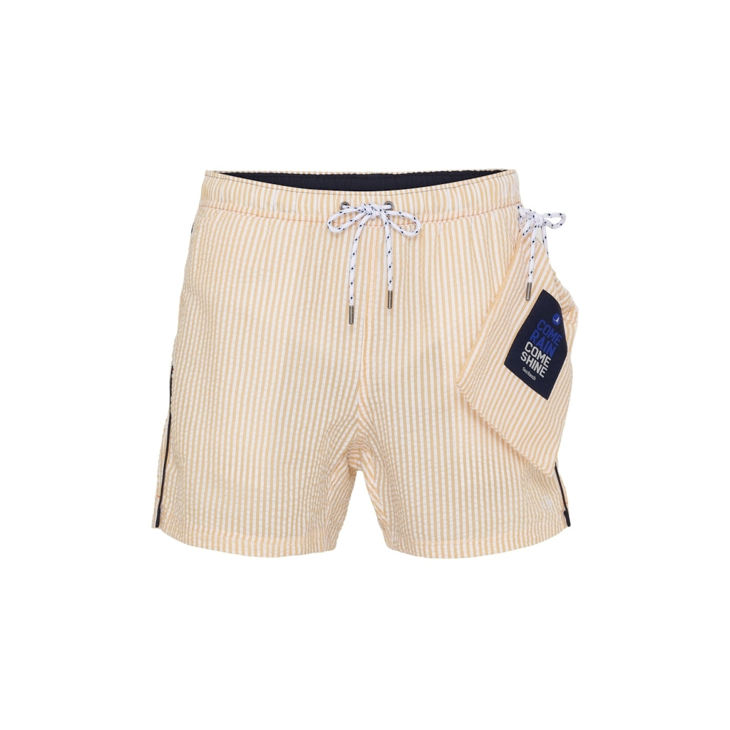 Jeppe Swimshorts - Bright Orange / White