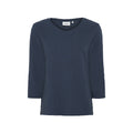 Kaya 3/4 length Sleeve Tee - Blue