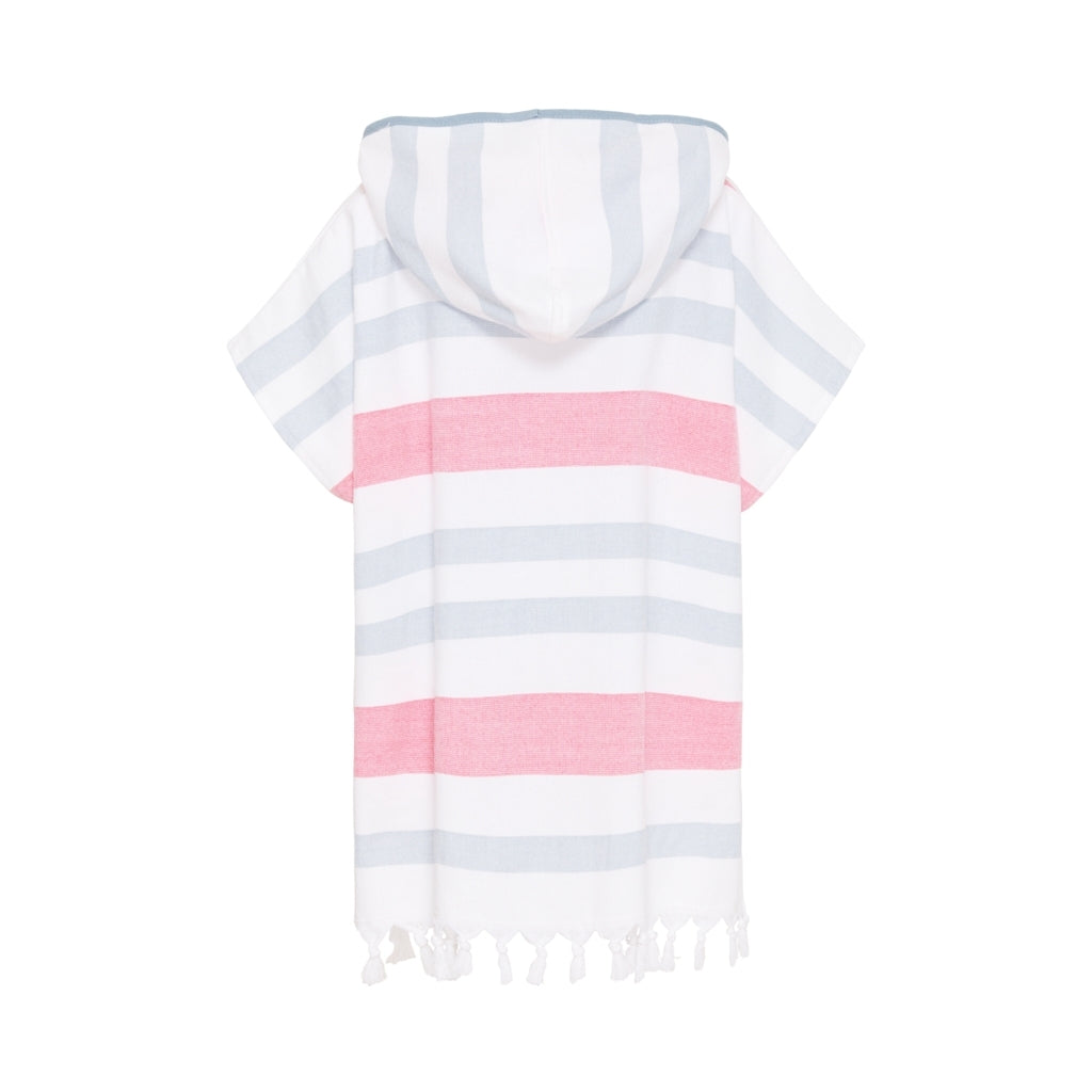 Kids Bondi Beach Poncho - White / Dubarry