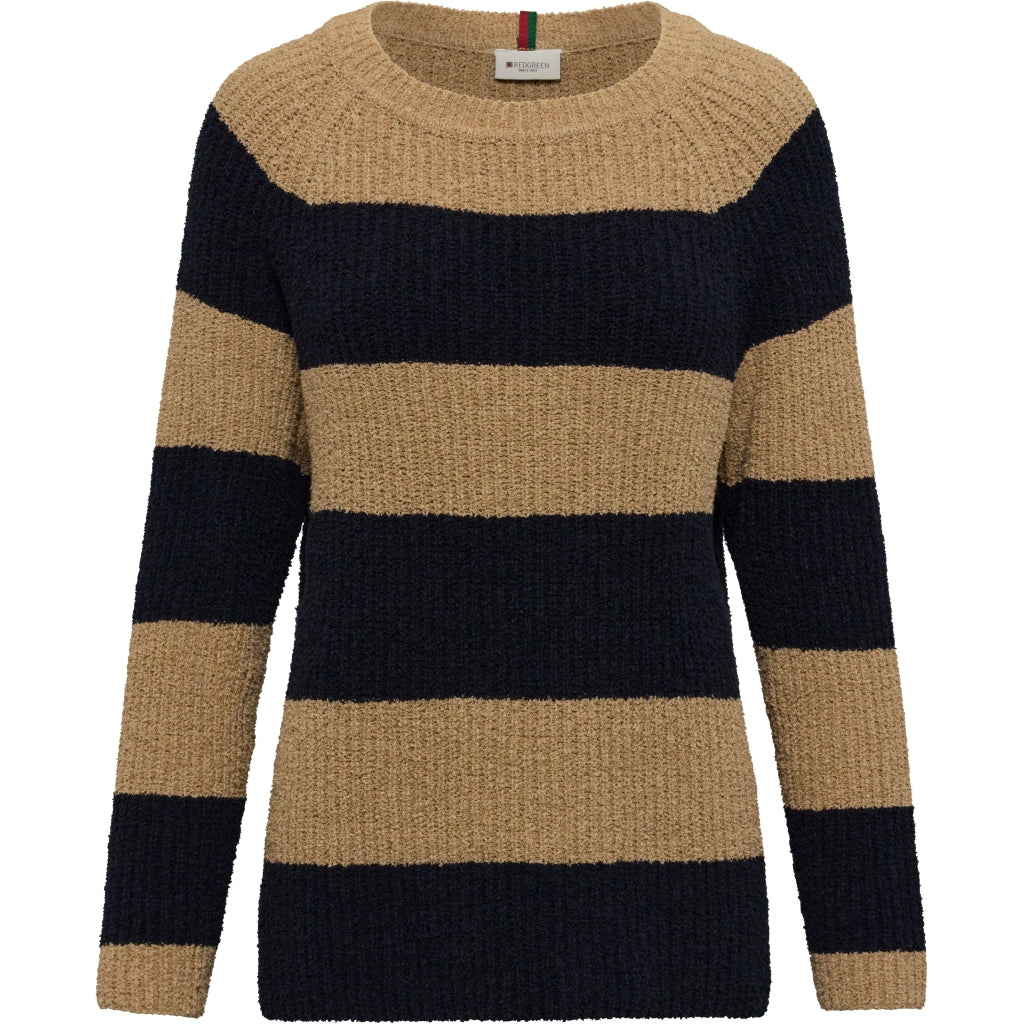 Kimberly Knit - Mid Sand Stripe
