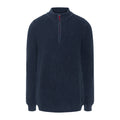 Lance Knit Half Zip - Blue
