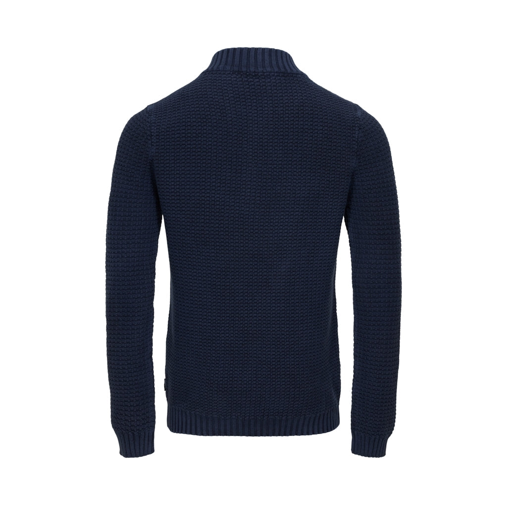 Lance Knit Half Zip - Dark Navy