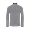 Lance Knit Half Zip - Mid Grey