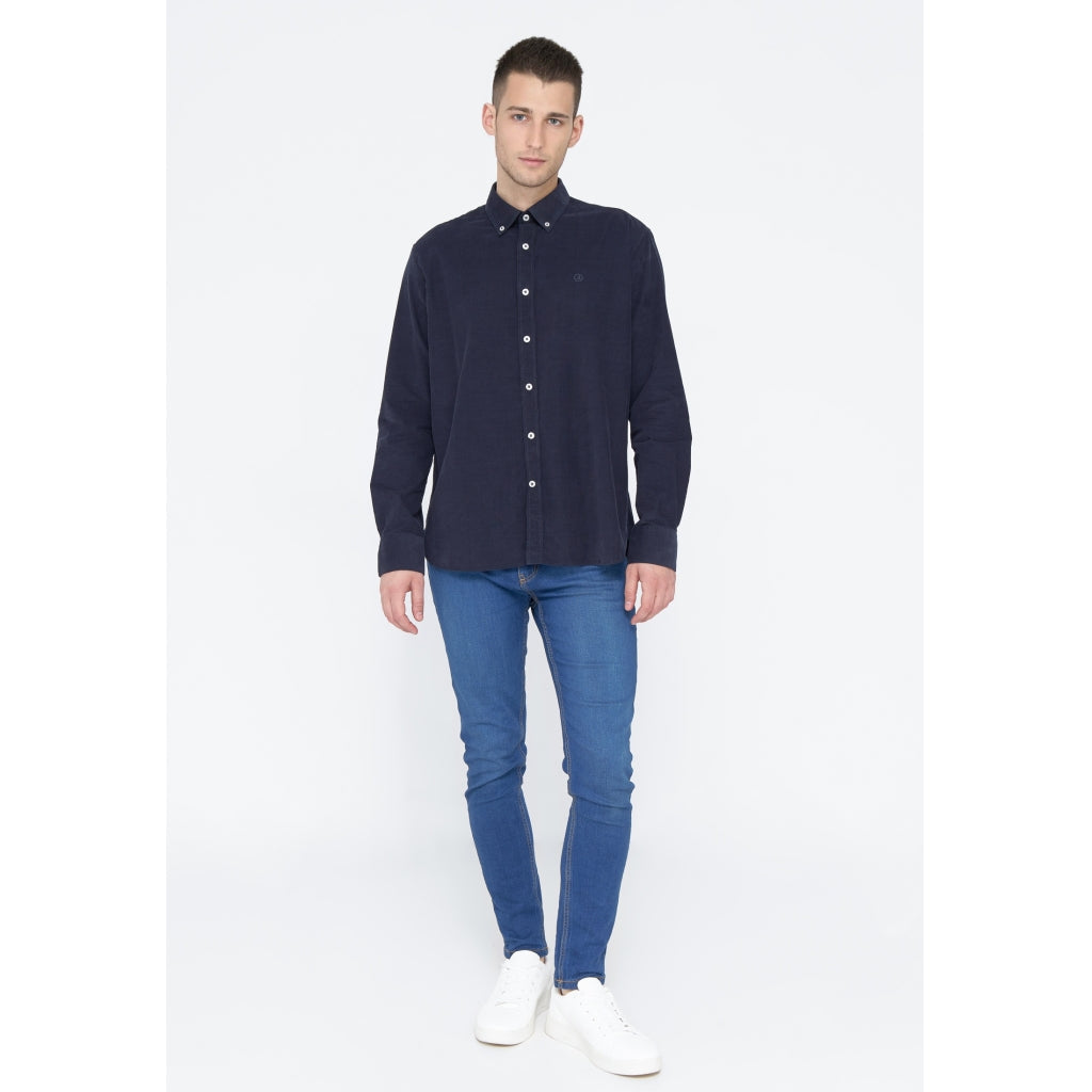 Lester Baby Cord Shirt - SR Navy