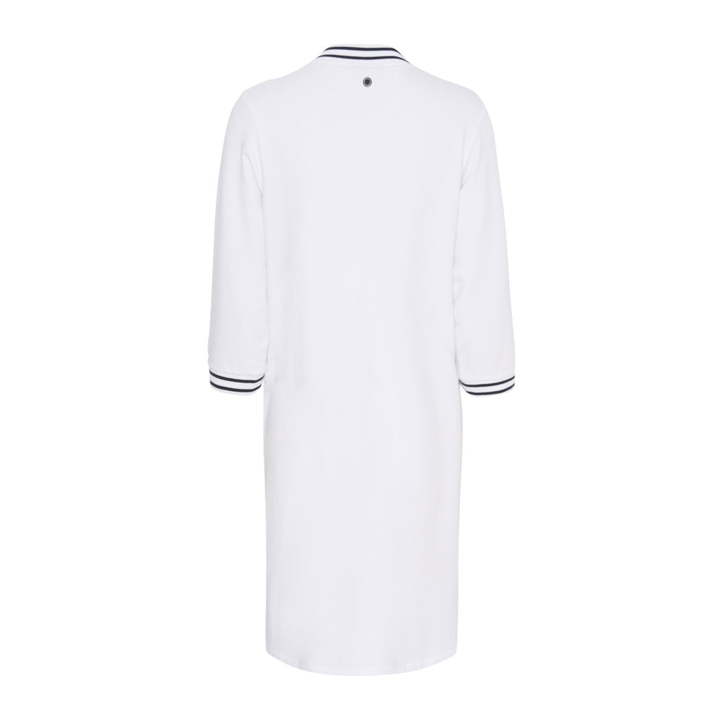 Lilja V-Neck Dress - White