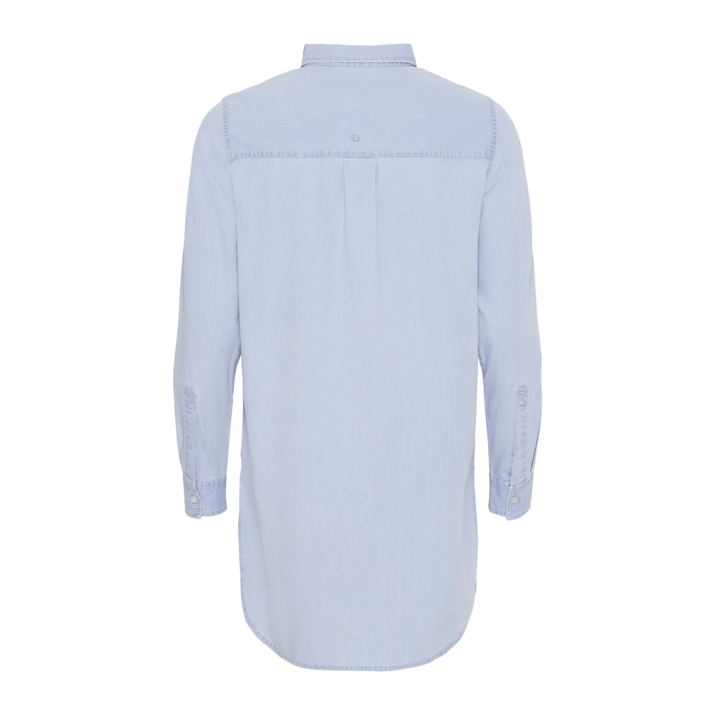 Linette Shirt Dress - Light Indigo