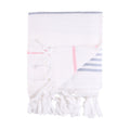 Long Beach Towel - White/Federal Blue