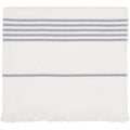 Long Beach Towel - White/Dark Navy