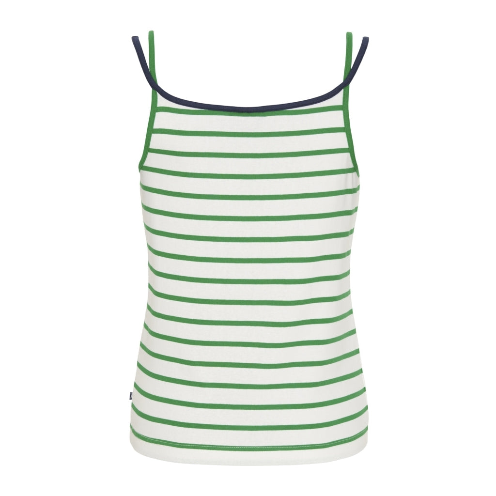Lorna Tank Top - Pearl / Green