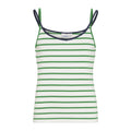 Lorna Tank Top - Pearl / Green
