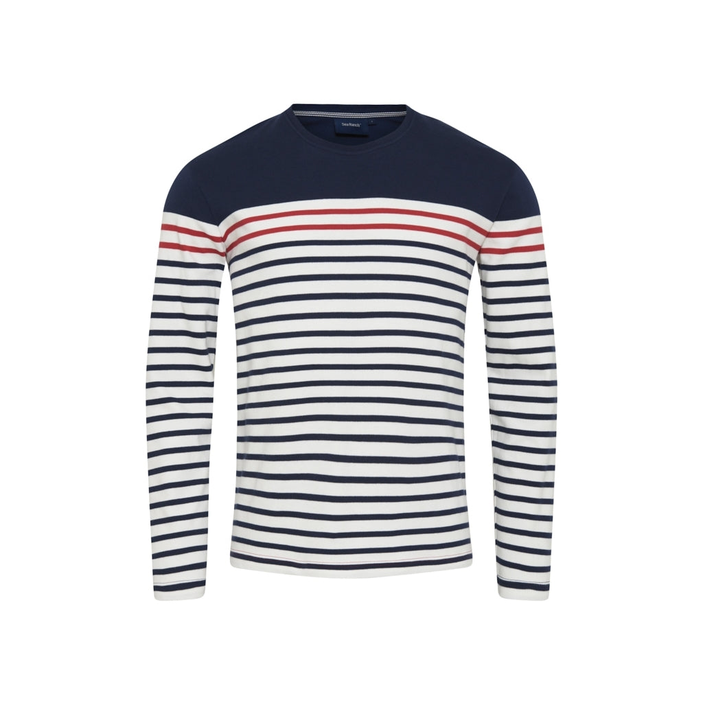Louie T-shirt - SR Navy/SR Red/Pearl