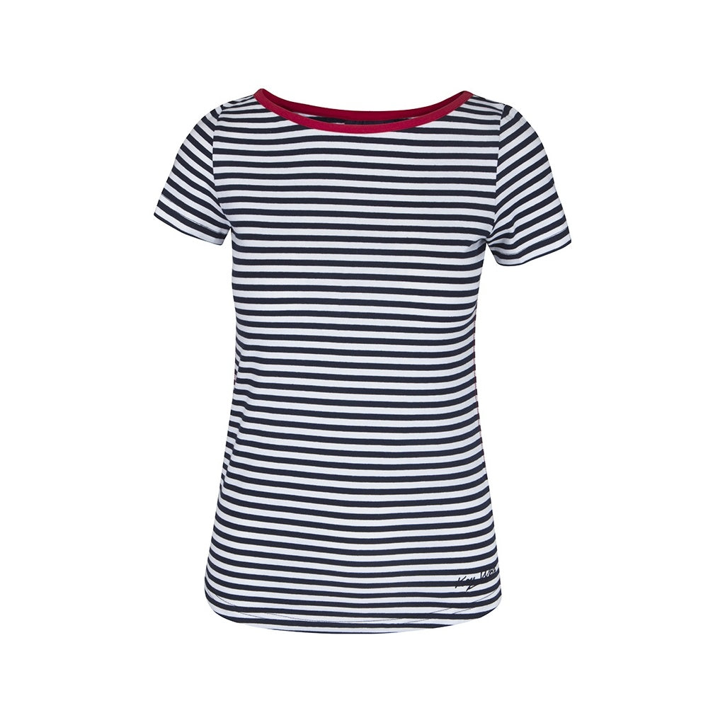 Luella Striped Short Sleeve Tee - SR Navy/Pearl