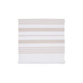 Malibu Beach Towel - White / Sand