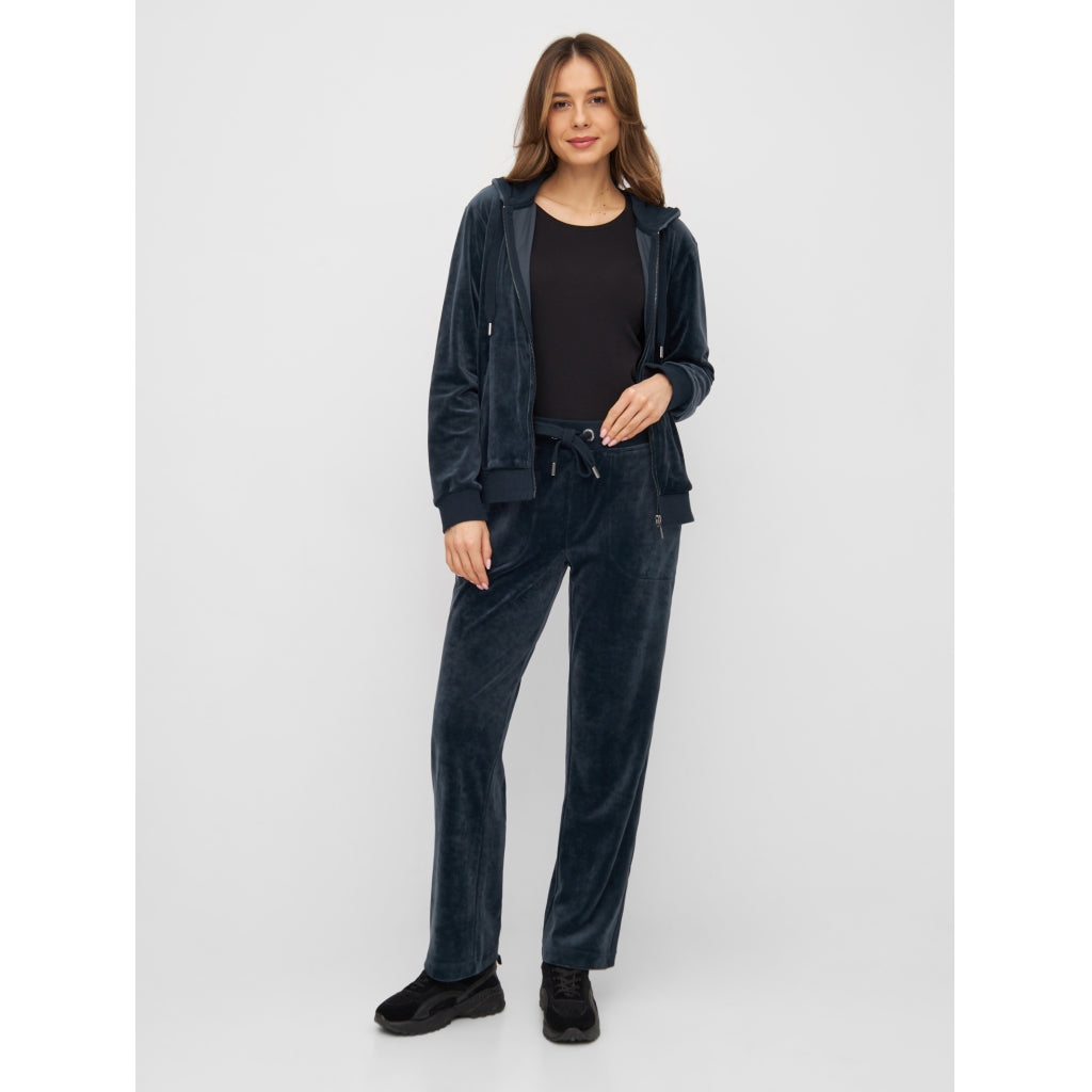 Marika Velvet Pants - Dark Navy