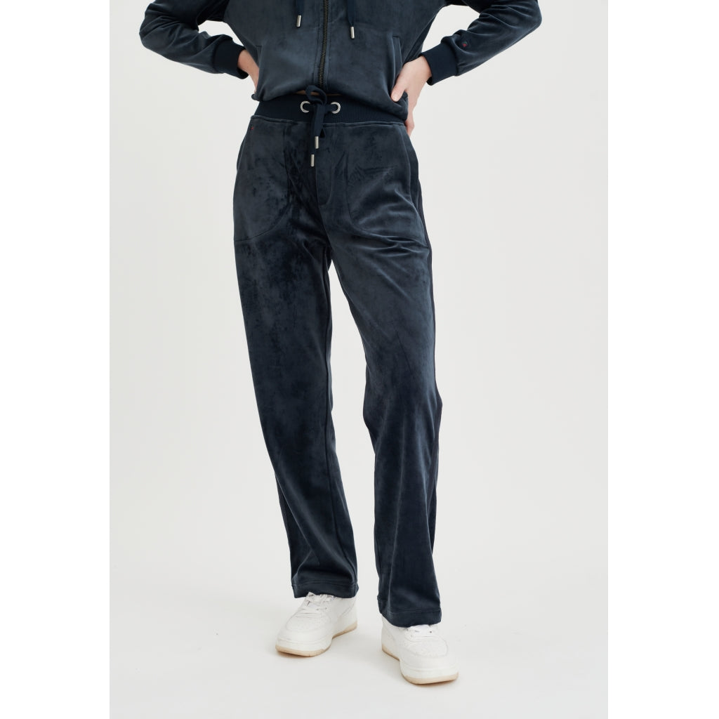 Marika Velvet Pants - Dark Navy