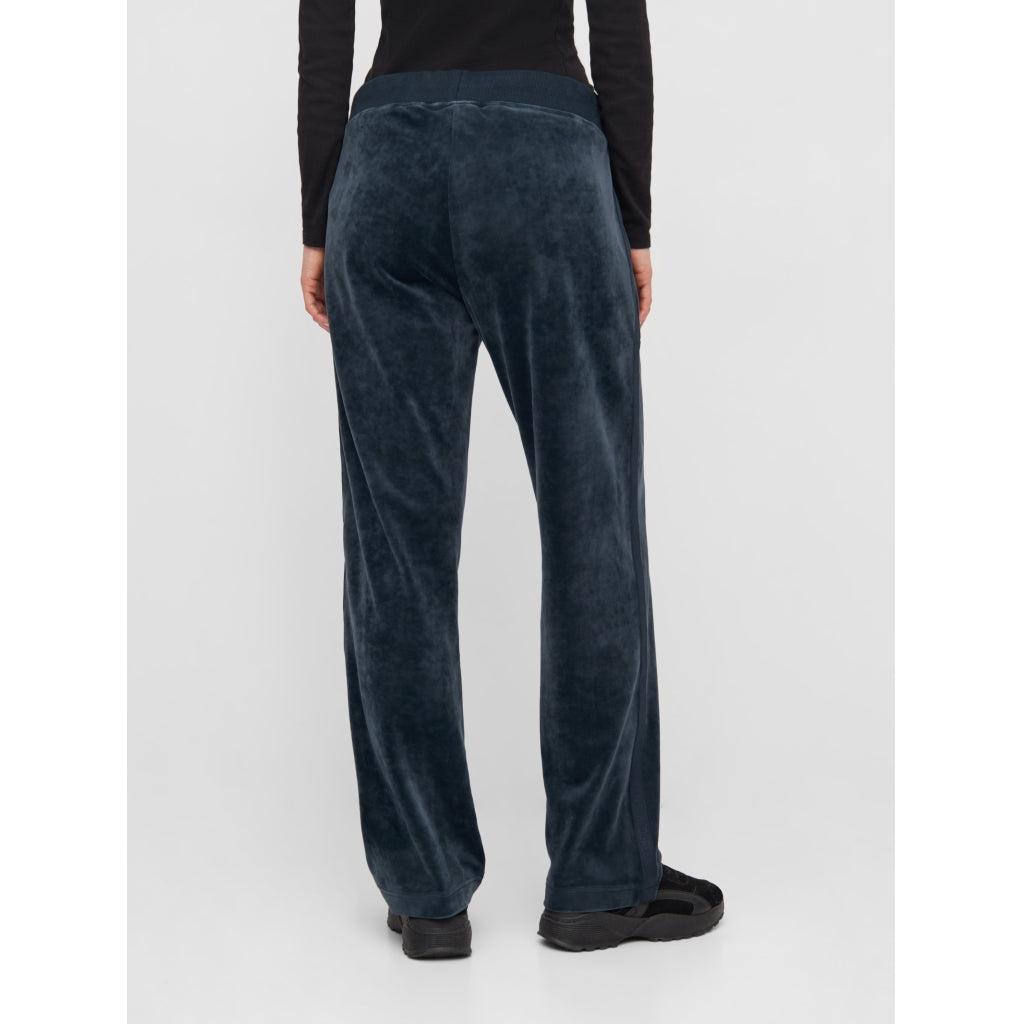 Marika Velvet Pants - Dark Navy