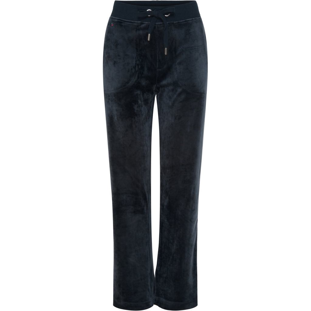 Marika Velvet Pants - Dark Navy