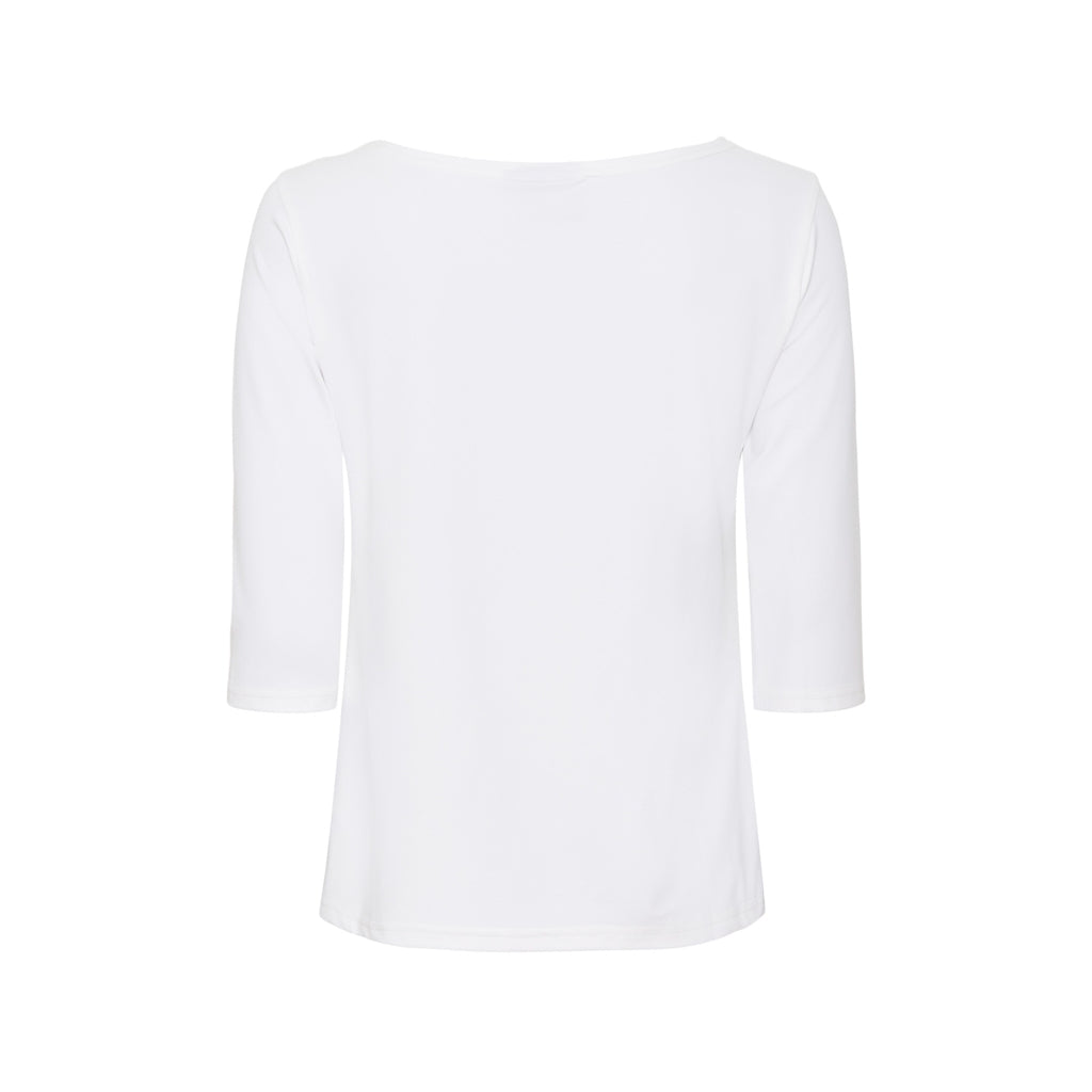 Marina tee with UV protection - White