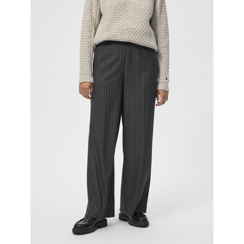 Marina Pants - Grey Stripe