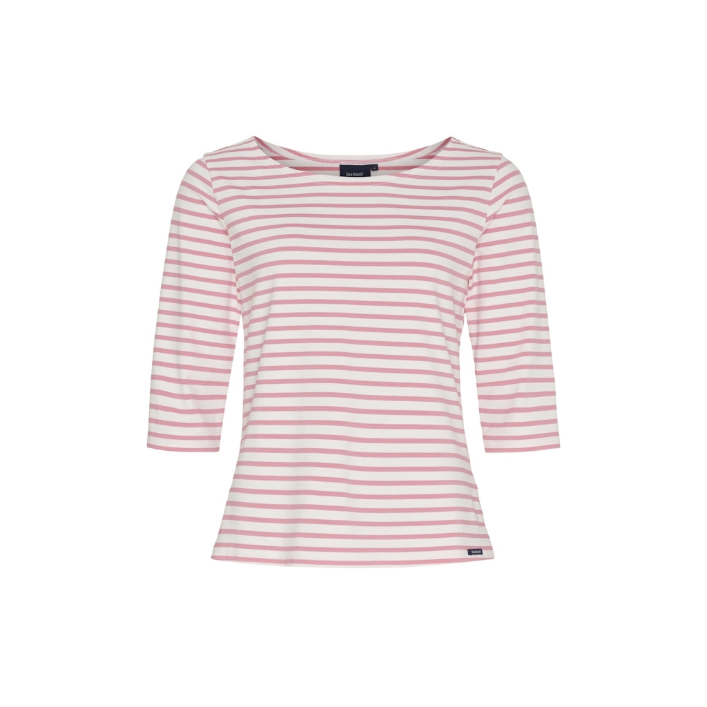 Marina tee with UV protection - White / Marshmallow