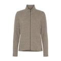 Marta Zip Cardigan - Castanho