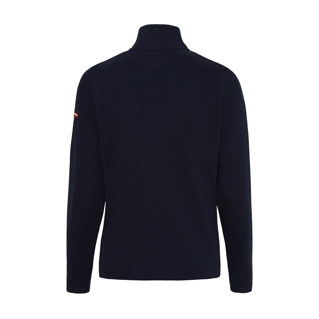 Marta Zip Cardigan - Navy