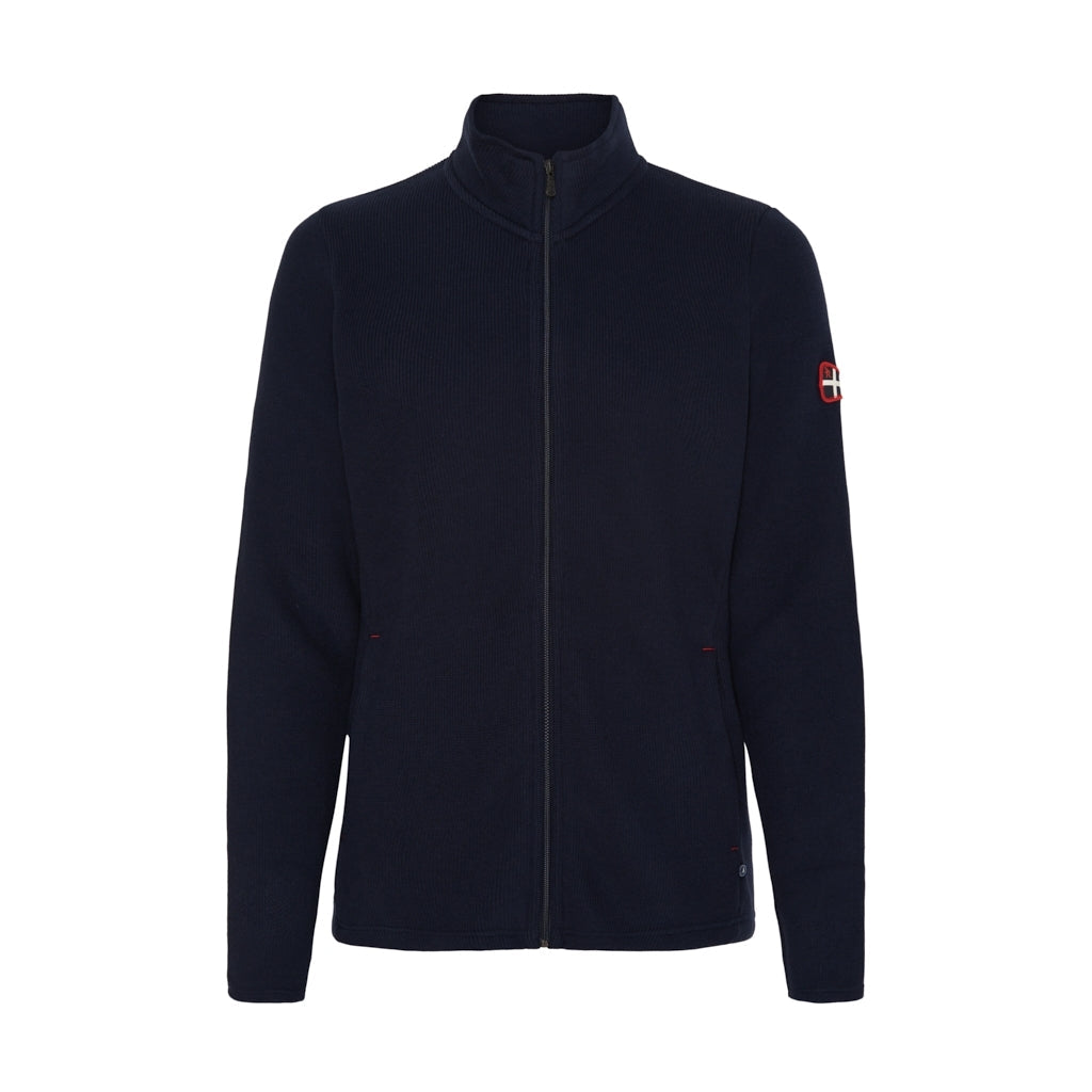 Marta Zip Cardigan - Navy