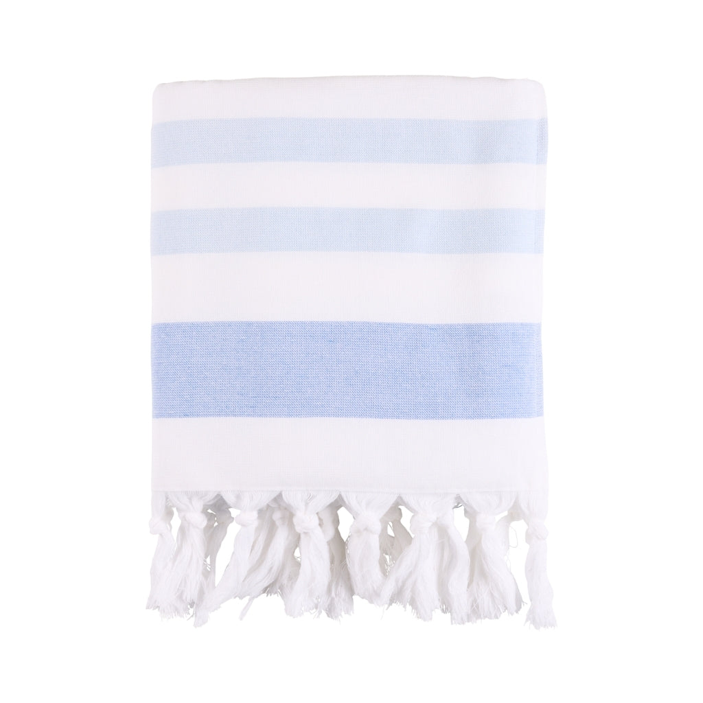 Miami Beach Towel - Federal Blue / White