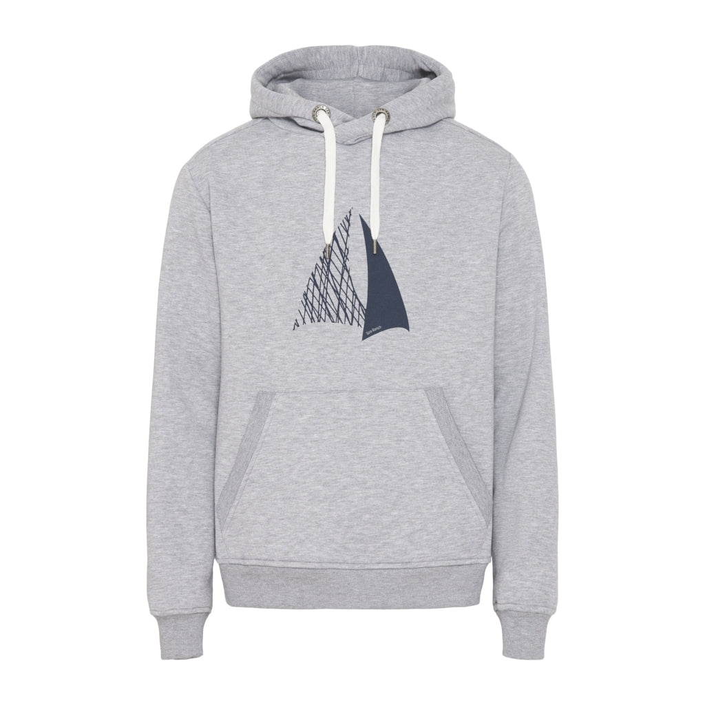 Mik Hood Sweat - Grey Melange