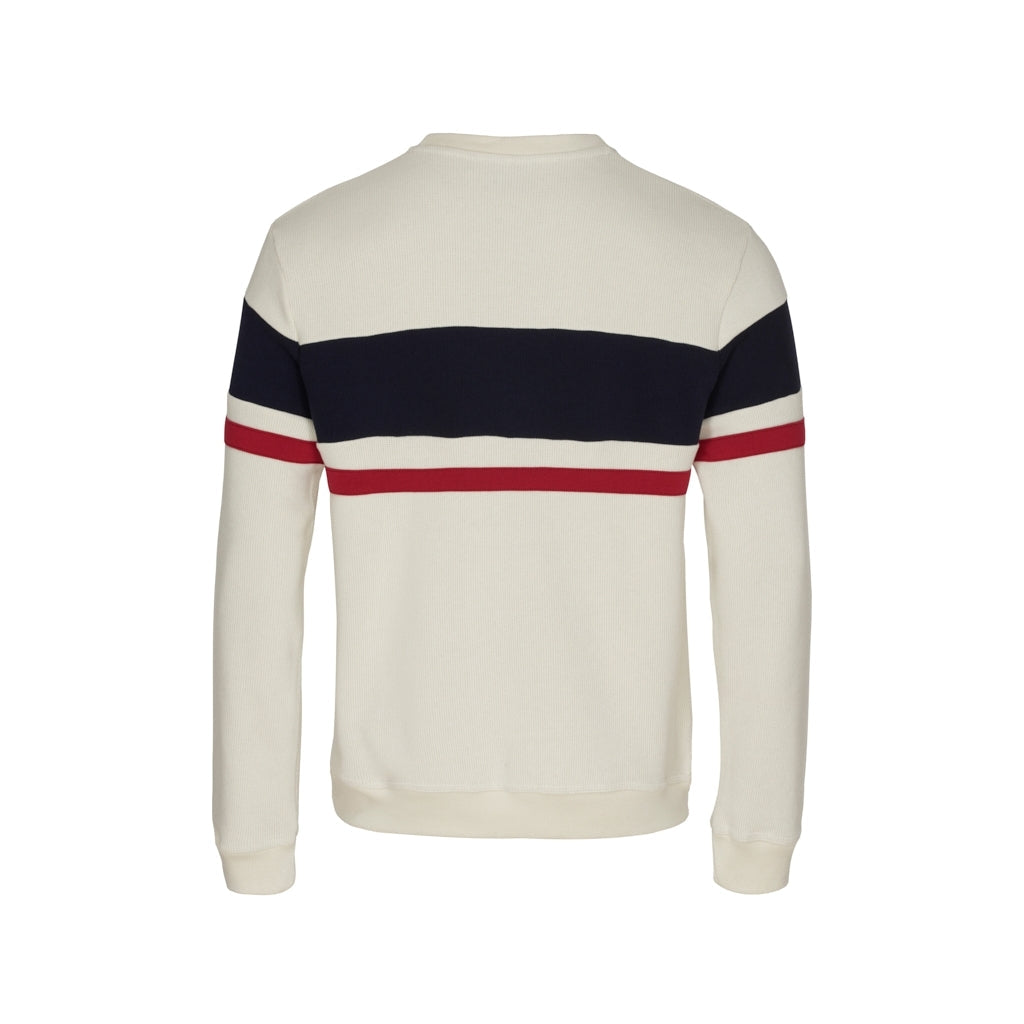 Miki Retro Long Sleeve Sweater - Pearl
