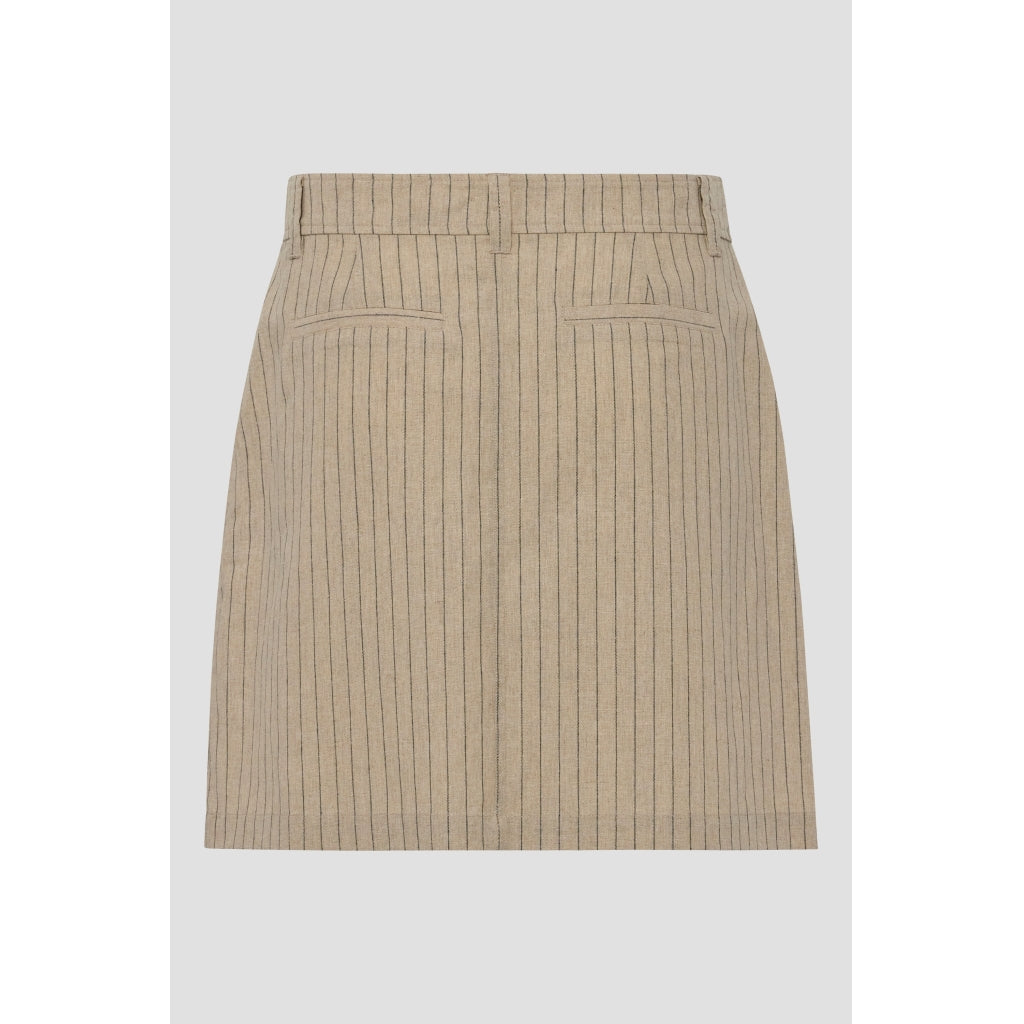 Nan Skirt - Light Sand Stripe