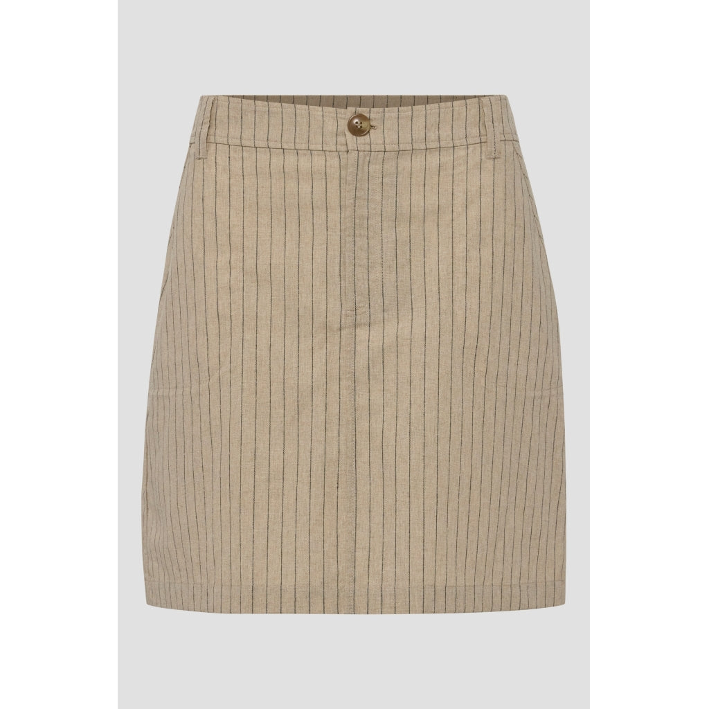 Nan Skirt - Light Sand Stripe