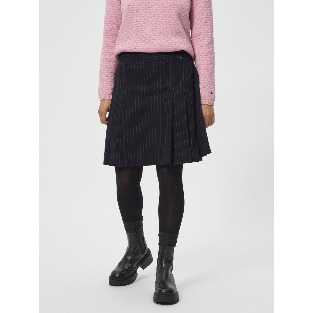 Nester Skirt - Navy Stripe