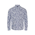 Palmer Shirt - Blue Palm Print