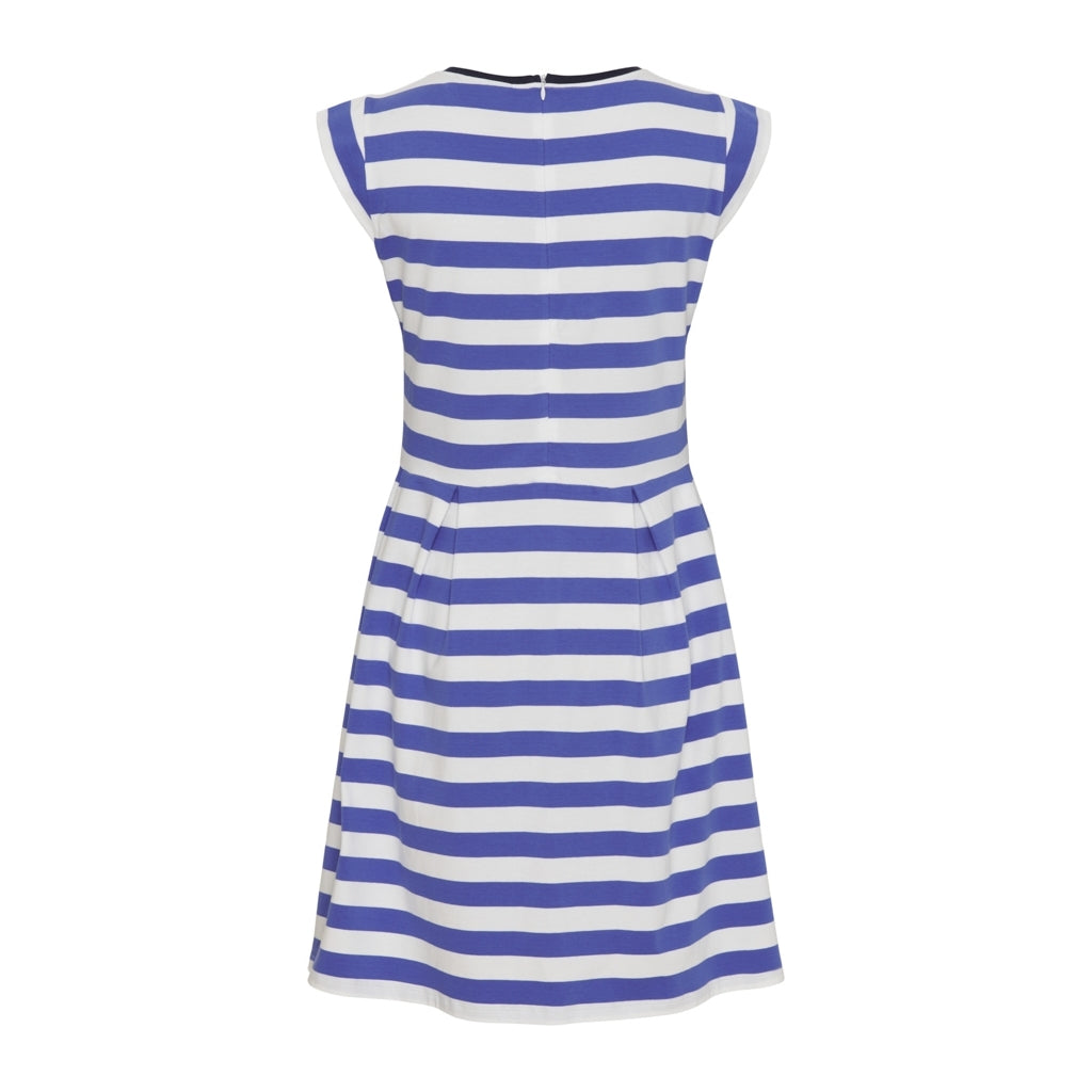 Paula Dress - Blue/Pearl