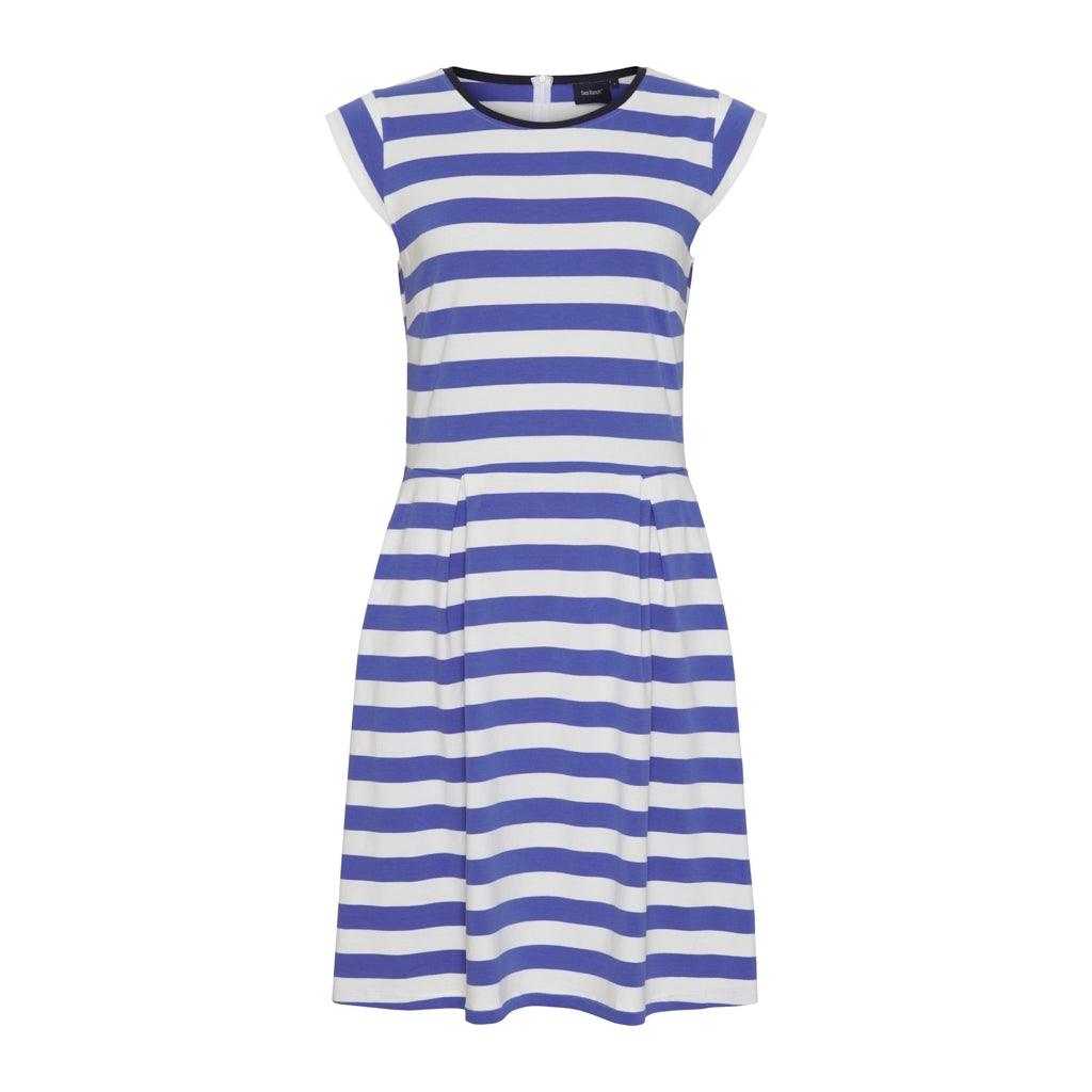Paula Dress - Blue/Pearl