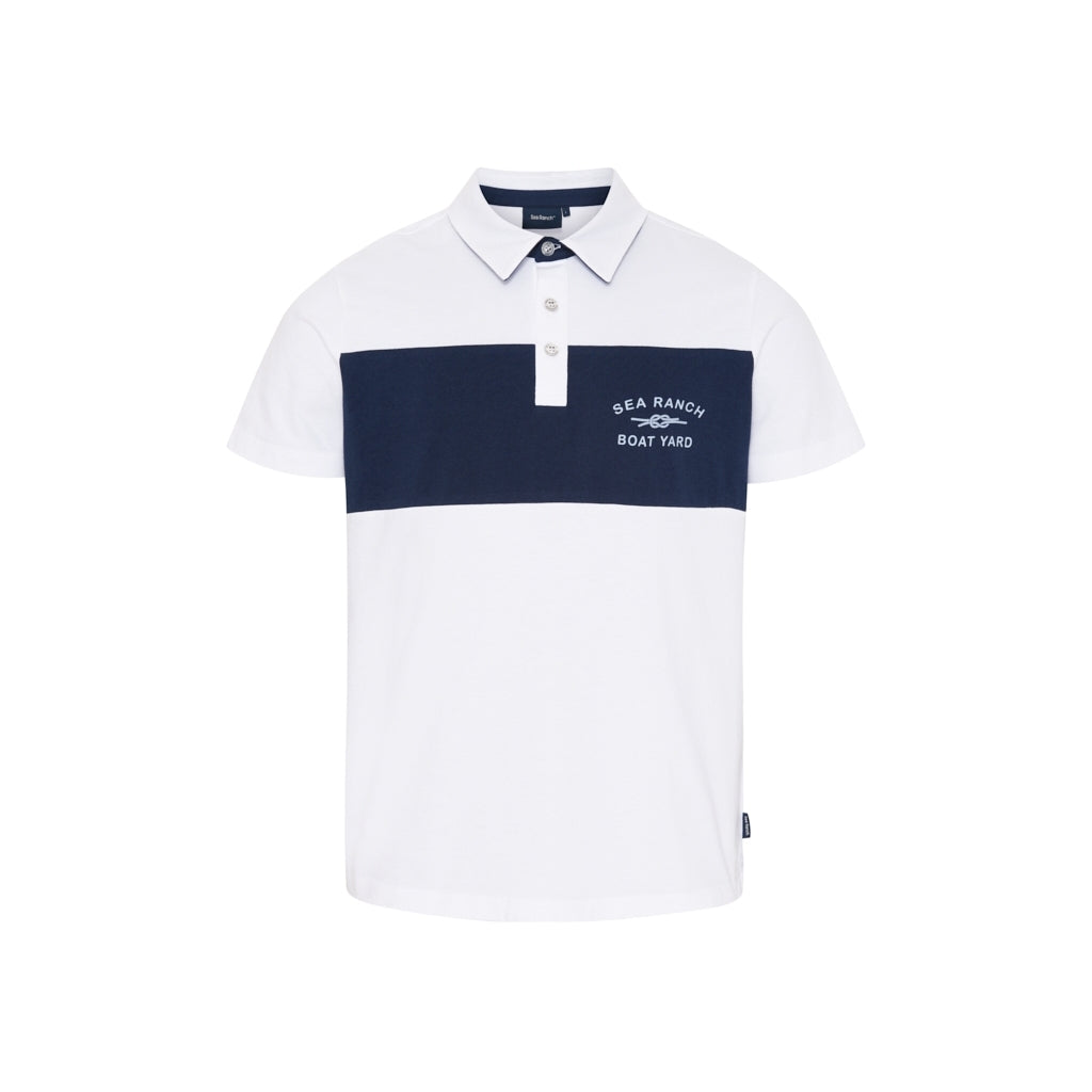Pelle Jersey Polo - White