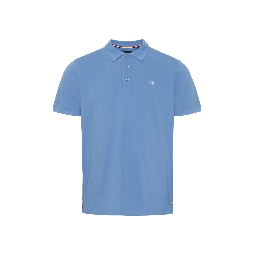Pembroke Short Sleeve Polo - Coastal Blue