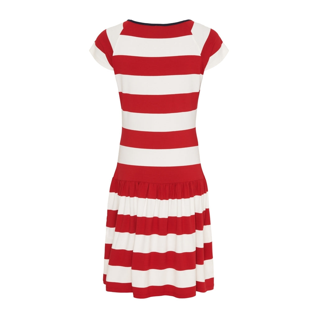 Petra Dress - SR Red/Pearl