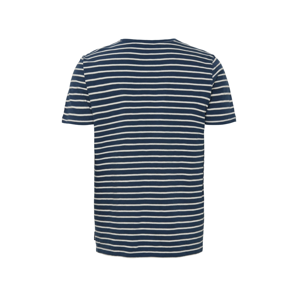 Pontus Tee - Insignia Blue / Ecru