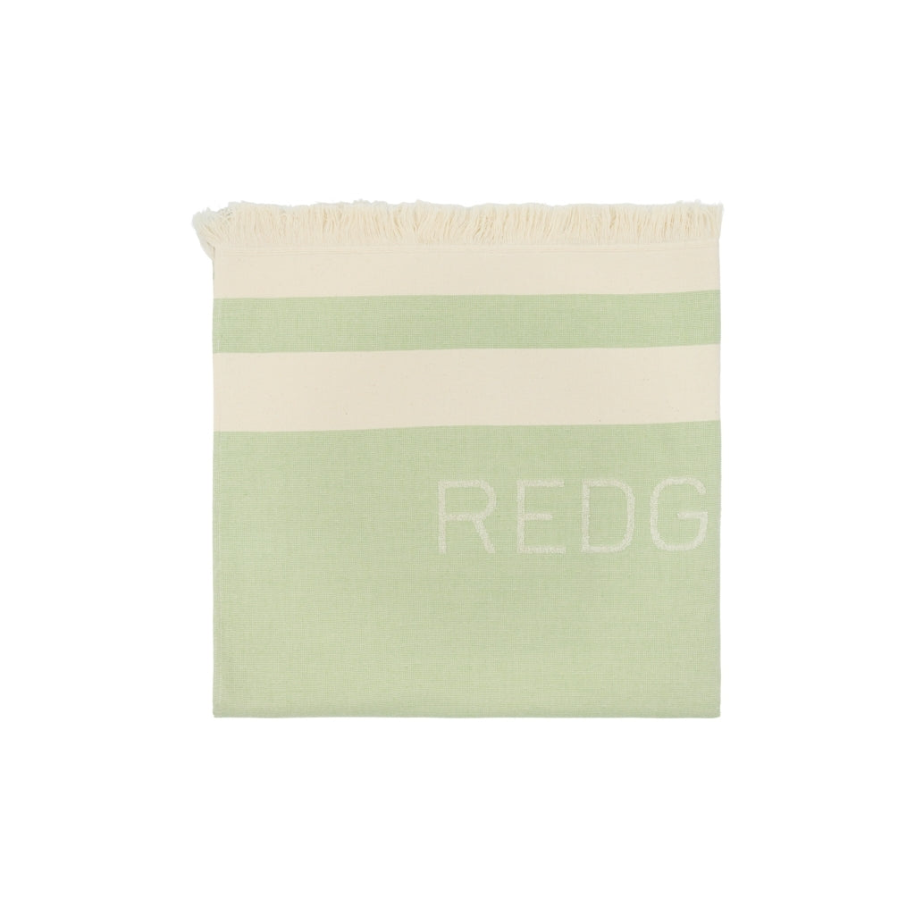 Regitze Towel - Green Pastel Stripe