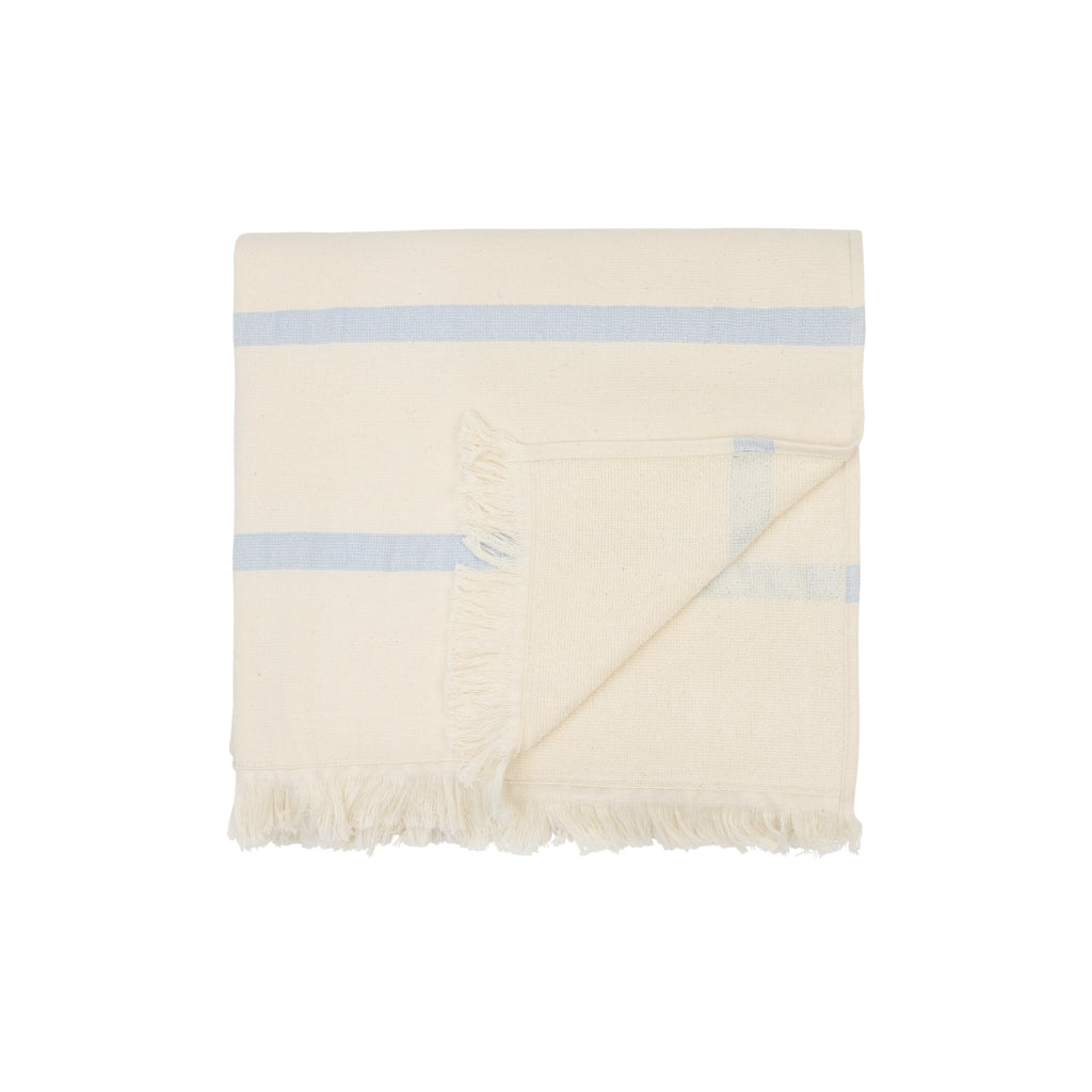 SR_Blokuse Towel - Off White / Light Blue
