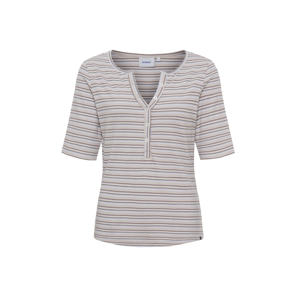 SR_Mila - Multistripe Oxford Tan