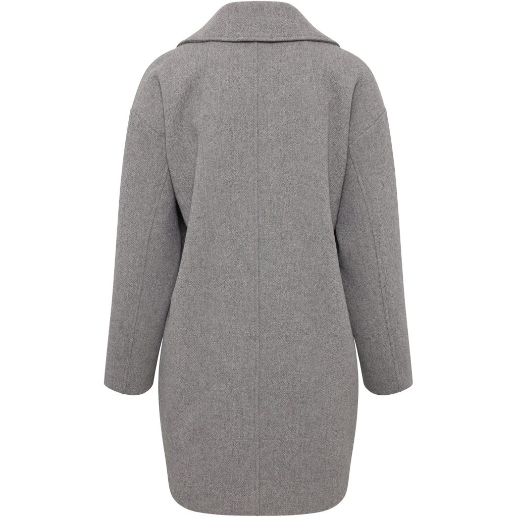 Senta Coat - Light Grey Melange