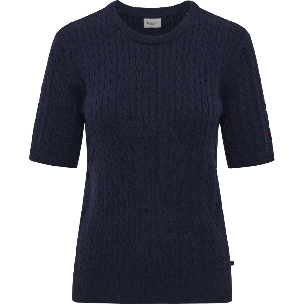 Serena Cable Knit - Navy