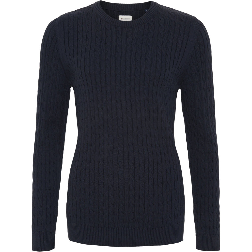 Simone Cable Knit - Navy